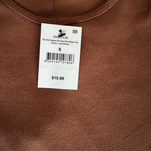 COTTON ON organic ribbed crew shirts - Picture 2 of 2